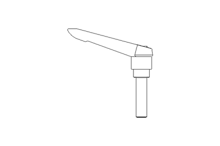 Klemmhebel M16x60 Gr.5 verstellbar