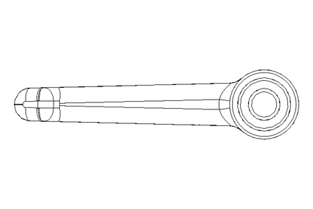 Klemmhebel M6x40