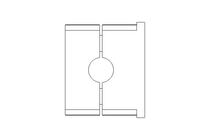 Pipe clamp D=12 B=30