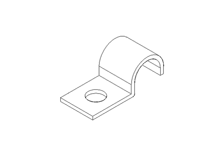 Pipe clamp D=8 B=10