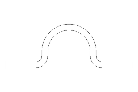 PIPE CLAMP  D1= 36 mm DIN 1593