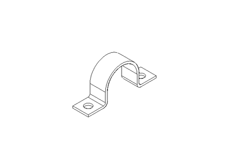 Rohrschelle D 77 DIN 1593 St-Zn