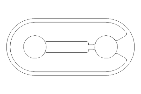 Glied gerade E-20 B-1 DIN 8187