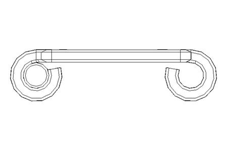 Catena a cerniera SSC812K600 B=152,4