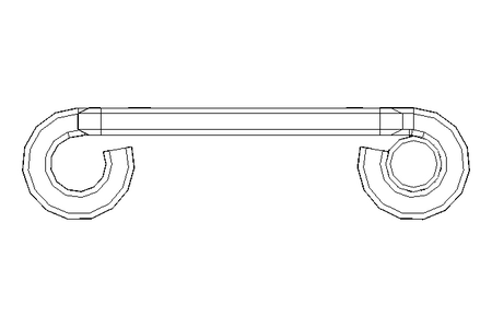 Flat-top chain SSC812K600 B=152.4