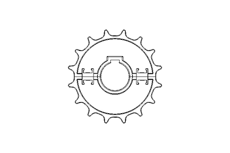 ЦЕПНОЕ КОЛЕСО Z=16 D=40 РА