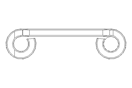 Flat-top chain SSF815-4.5IN B=114.3