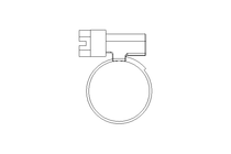 Schlauchklemme D16-25 B5 A2/A2/A2