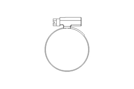 ЗАЖИМ ДЛЯ ШЛАНГА 50-70 B=12 A2/ST:ZN