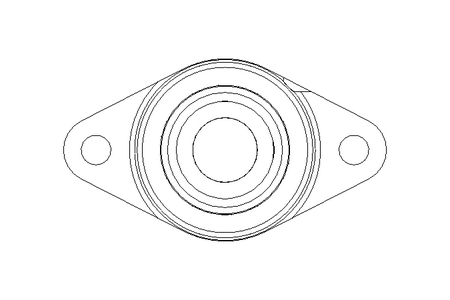 Flange bearing FL 25x70x31