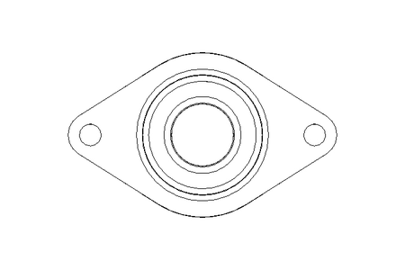 Flange bearing PCJT 40x105x43.7