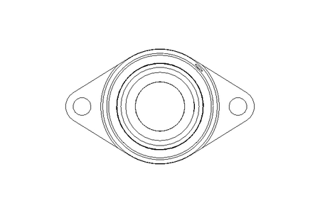 Flange bearing PCJT FA125.8 50x116x43.7