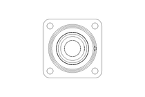 Flange bearing PCF 30/35.7x108