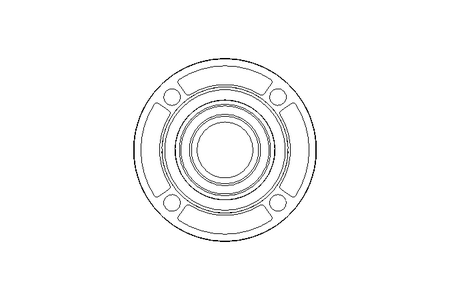 Flange bearing RME FA125.8 60x195x77.8