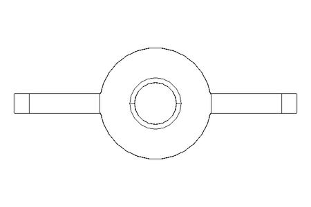 Wing nut M6 A2 DIN315