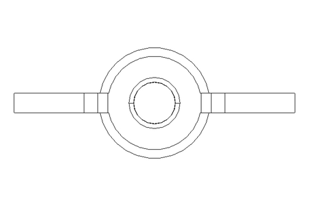 Wing nut M6 A2 DIN315