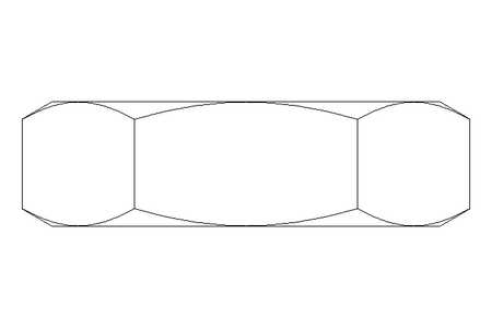 Écrou hexagonal M48x3 St-Zn DIN439