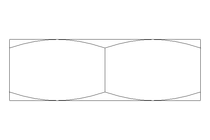 Porca sextavada M48x3 St-Zn DIN439