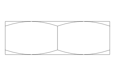 六角螺母 M48x3 St-Zn DIN439