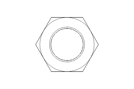 Écrou hexagonal M48x3 St-Zn DIN439