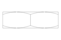 Hexagon nut M10x1,25 A2 DIN439