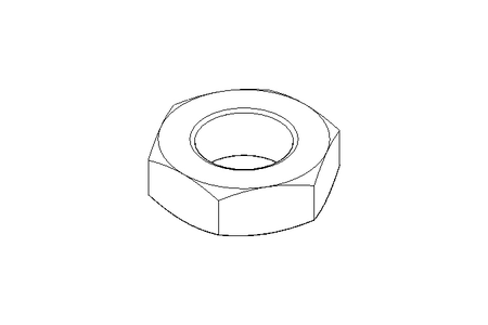 Hexagon nut LH M16 A2 DIN439