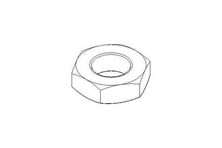 六角螺母 M10x1 St-Zn DIN439