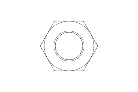 Hexagon nut M10x1 St-Zn DIN439