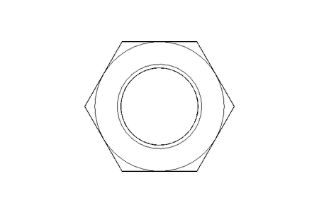 Hexagon nut M16x1.5 A2 DIN439