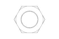 Écrou hexagonal M20x1,5 St-Zn DIN439