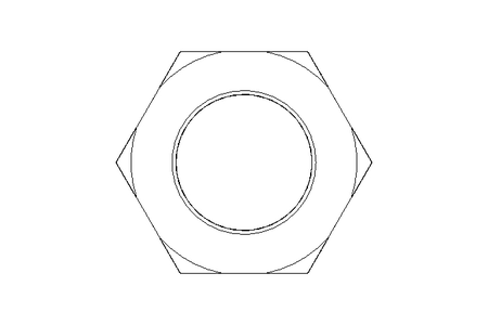 Шестигранная гайка M20x1,5 St-Zn DIN439