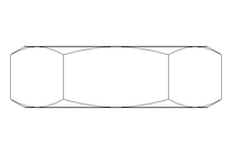 Hexagon nut M24x1,5 St-Zn DIN439