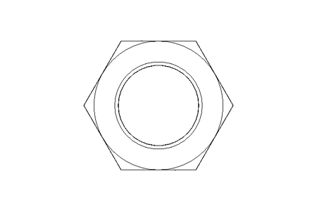 Hexagon nut M24x1,5 St-Zn DIN439
