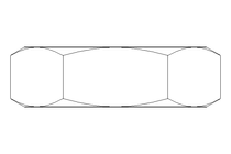 Tuerca hexagonal M30x1,5 St-Zn DIN439