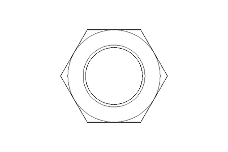 Tuerca hexagonal M30x1,5 St-Zn DIN439