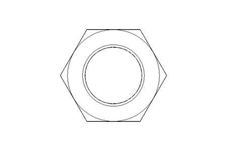 Tuerca hexagonal M30x1,5 St-Zn DIN439