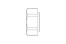 Tuerca hexagonal soldable M12 A2 DIN929