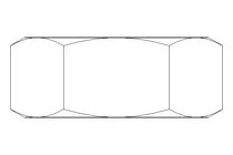 Tuerca hexagonal M3 St-Zn DIN934