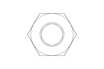 Hexagon nut M8 1.4571 DIN934