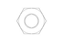 Hexagon nut M8 1.4571 DIN934