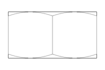 Tuerca hexagonal M8x1 A2 DIN934