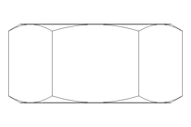 Hexagon nut M8x1 A2 DIN934