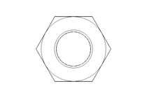 Tuerca hexagonal M8x1 A2 DIN934