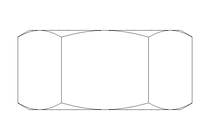 Hexagon nut M10 A4 DIN934