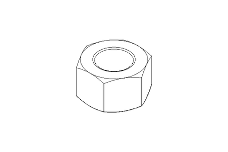 Шестигранная гайка M12x1,5 St-Zn DIN934