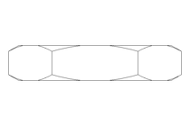 Porca sextavada M20x1,5 AL DIN439