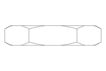 Tuerca hexagonal M20x1,5 AL DIN439