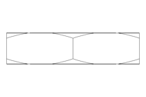 Tuerca hexagonal M20x1,5 AL DIN439