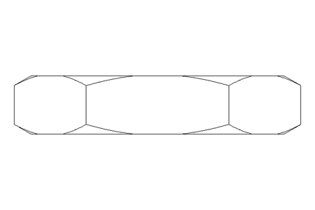 Tuerca hexagonal M20x1,5 AL DIN439