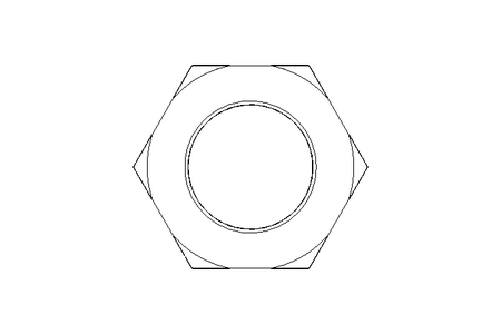 Tuerca hexagonal M20x1,5 AL DIN439